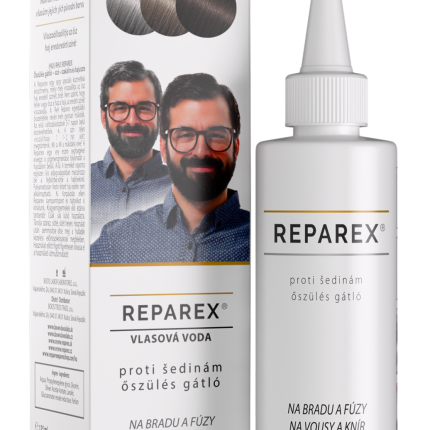 Reparex na bradu a vousy 125 ml – přípravek proti šedinám pro přirozenou barvu a jednotný vzhled vousů