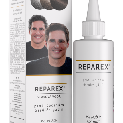 REPAREX PROTI ŠEDÝM VLASŮM Reparex pro muže – přírodní kosmetický přípravek obnovující přirozenou barvu šedivých vlasů bez použití barvy