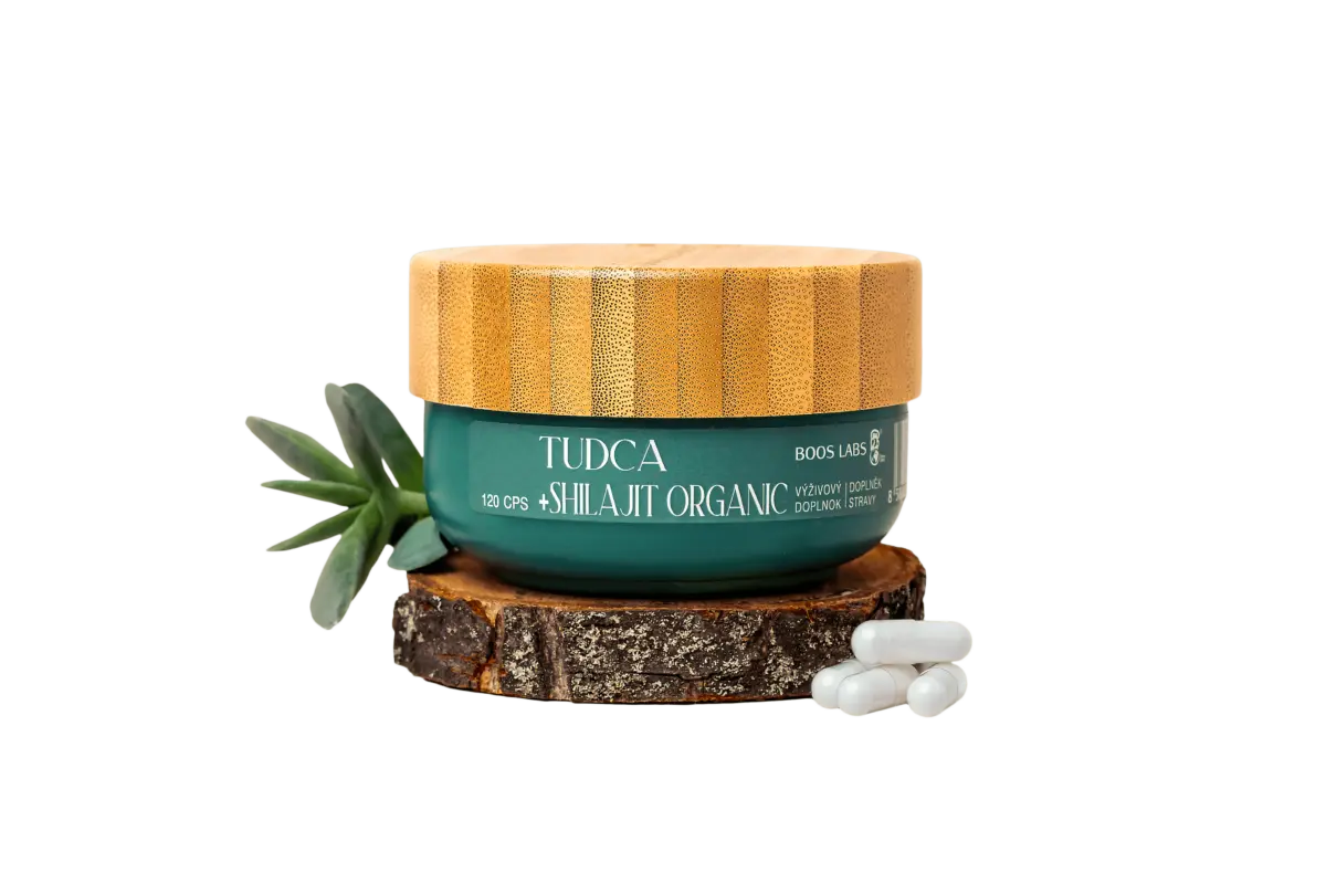 Aktualní Slevy 18 Tudca + shilajit organic Výživový doplněk TUDCA + Shilajit organic přírodní složky pro regeneraci jater detox jater